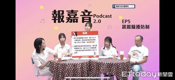 ▲▼  嘉警Podcast「報嘉音」跟蹤騷擾防制宣導  。（圖／嘉義市警局提供）