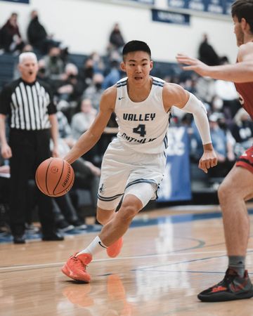 ▲美國西方文理大學張庭瑋，大學畢業後希望能夠回台參加職籃選秀。           。（圖／張庭瑋提供）