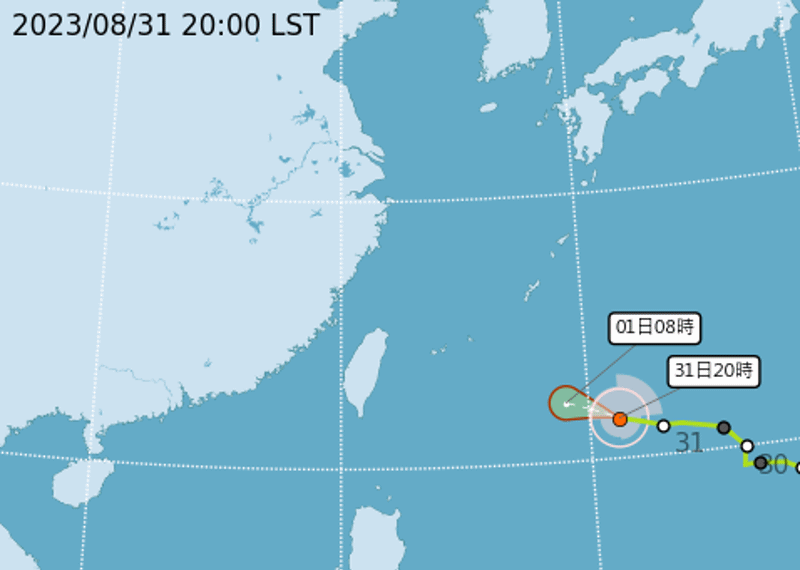 ▲▼海葵颱風。（圖／中央氣象局、翻攝NOAA）