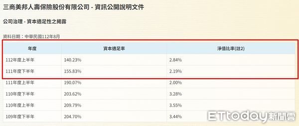 ▲▼             。（圖／翻攝自保險業公開資訊觀測站）