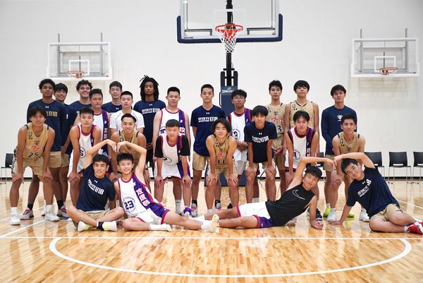 ▲攻城獅青少年籃球隊與琉球黃金國王學院代表隊進行友誼賽_2 照片來源：©️Ryukyu Golden King。（圖／攻城獅球團提供）