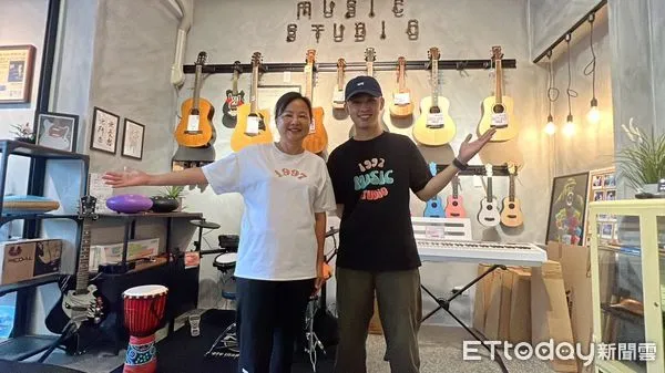 ▲▼留鄉青年蔡乙韶用音樂紮根農村  。（圖／記者翁伊森攝）