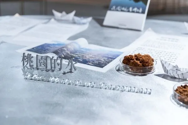 ▲世客博「桃園市展區」打造夢幻水池互動體驗 