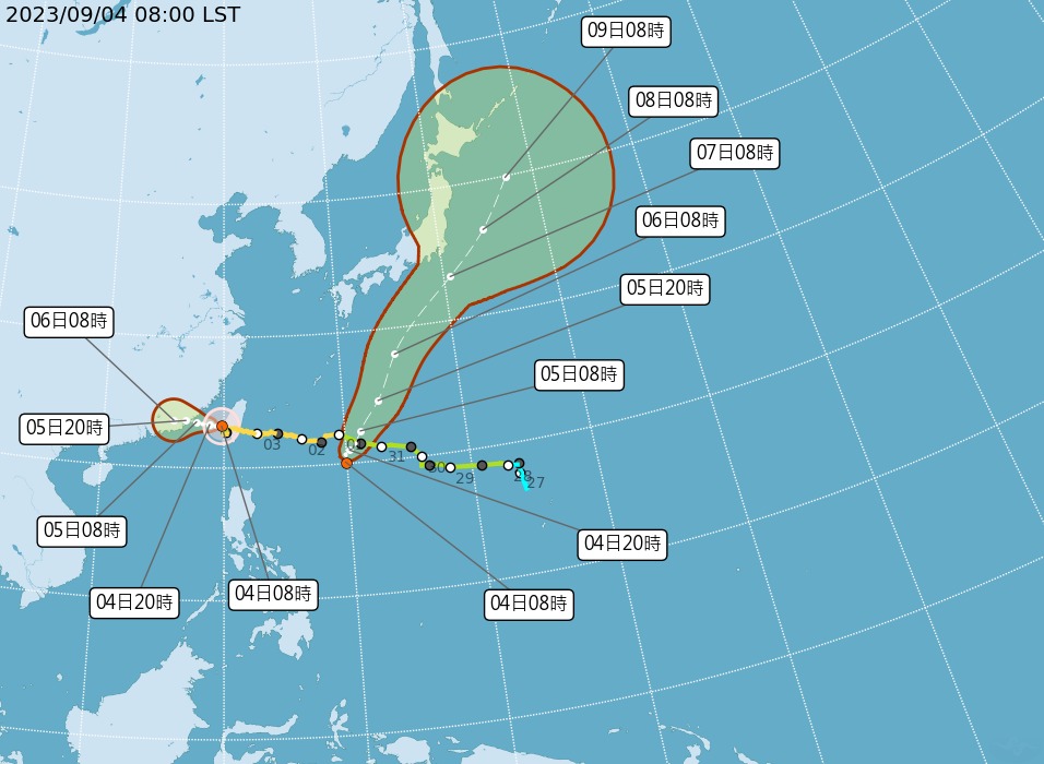 ▲▼鴛鴦颱風最快明生成。（圖／氣象局）