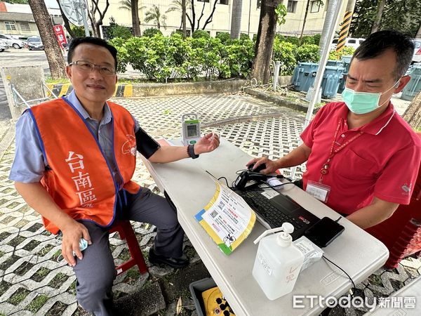 ▲全台血庫告急，為響應「捐血一袋、救人一命」的精神，台電台南區處與台灣血液基金會合作，於5日舉辦公益捐血活動。（圖／記者林東良翻攝，下同）