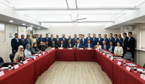 ▲阿曼商會、菲律賓工商總會訪台北商業會　期勉交流再創商機。（圖／台北市商業會提供）