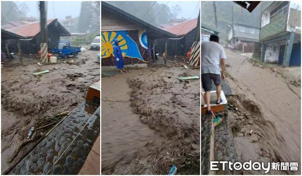 ▲南投仁愛鄉都達村受卡努颱風引發豪雨重創，卻被不肖網友張冠李戴為海葵颱風造成清境地區災情。（圖／記者高堂堯、哈勇嘎奧翻攝，南投縣政府提供）