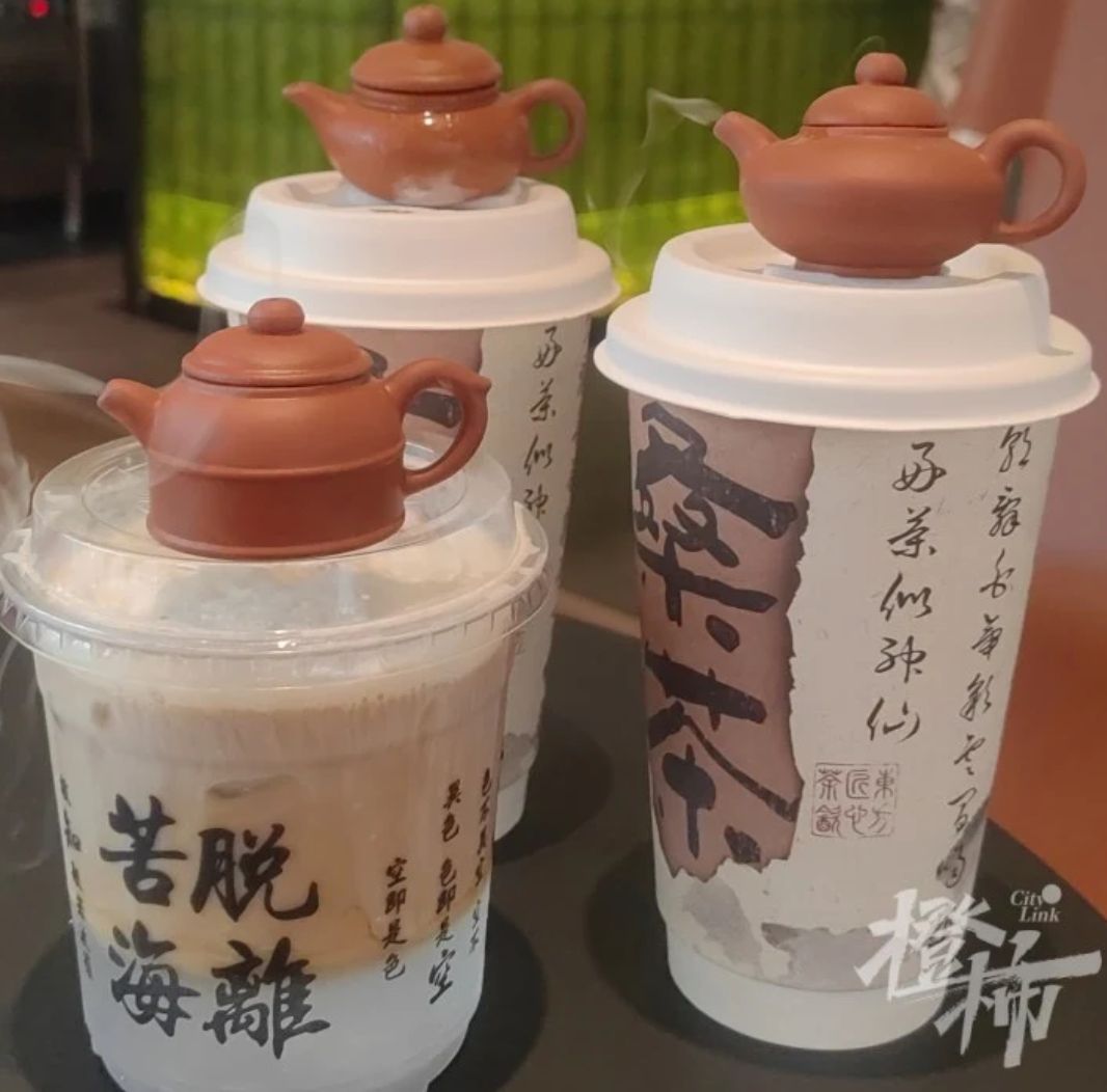 ▲杭州西湖的「靈隱奶茶」成為網紅旅遊必買打卡飲料之一。（圖／翻攝都市快報）