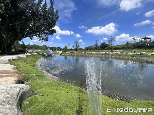 ▲雲林西螺「森活武樹公園」佔地約1.5公頃，為雲林縣環保局透過景觀綠化設計將環境髒亂點轉變亮點。（圖／記者蔡佩旻攝）