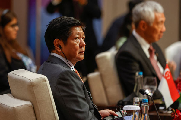 ▲▼菲律賓總統小馬可仕出席東南亞國家協會（ASEAN）峰會。（圖／路透）