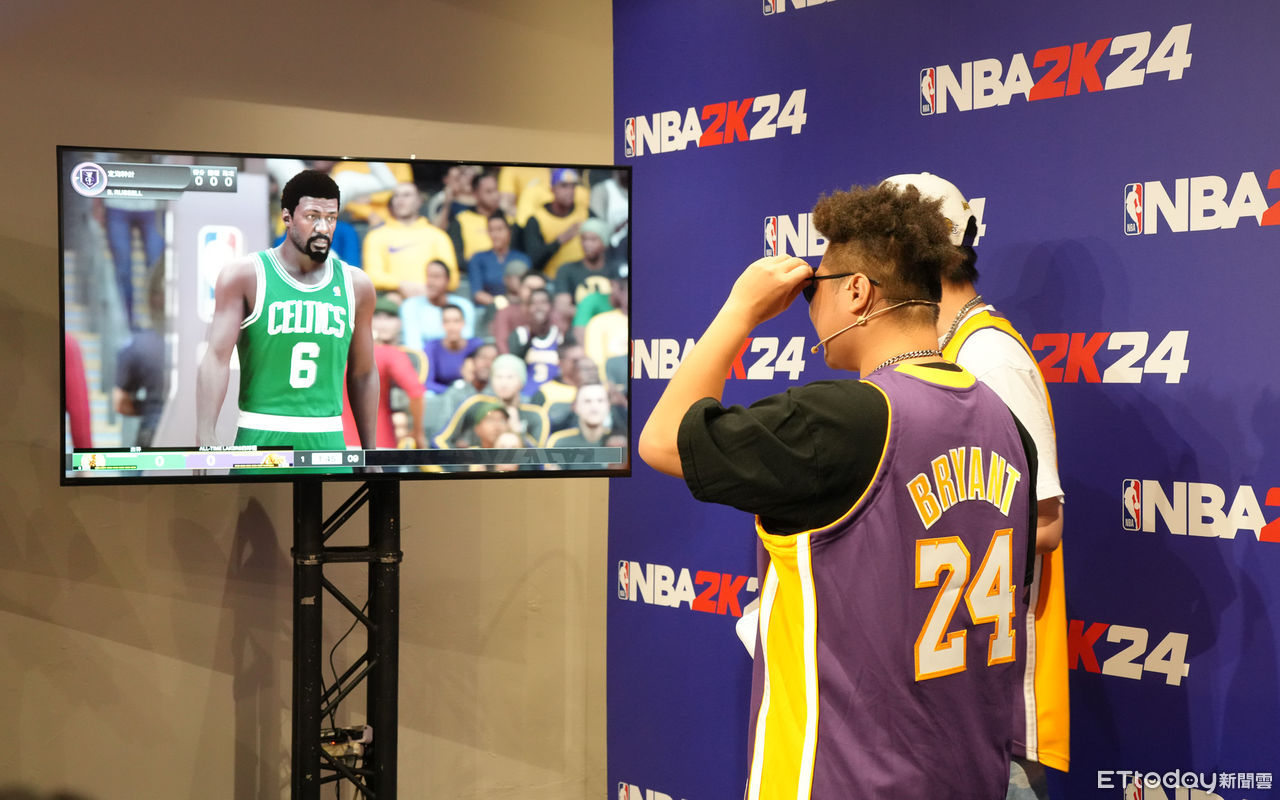 ▲▼真實籃球模擬《NBA 2K24》上市　重溫黑曼巴榮光時刻。（圖／記者樓菀玲攝）