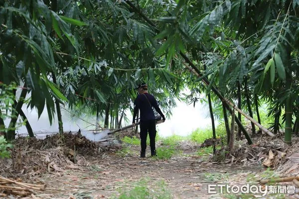 ▲雲林縣環保局於8月8及9日至古坑鄉登革熱疫情熱區之果園及筍園進行大規模化學噴藥防治作業屆今已滿月。（圖／記者蔡佩旻翻攝）