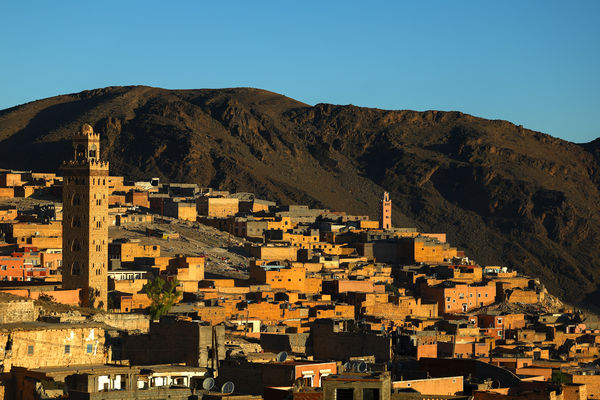 ▲▼ 摩洛哥8日深夜發生地震。圖為山村穆萊卜拉欣（Moulay Brahim）地震發生後的樣貌。（圖／路透）