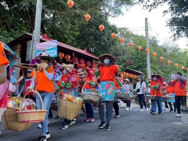 ▲八德「義民節挑擔文化祭」登場