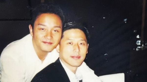 ▲張國榮冥誕，唐鶴德PO出過往合照。（圖／翻攝自唐鶴德IG）