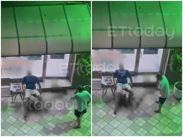▲▼ 台南永康槍響，男子癱椅子上鮮血狂流 。（圖／民眾提供）