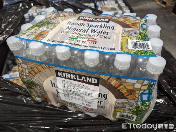 KIRKLAND SIGNATURE義大利氣泡水。（圖／食藥署提供）