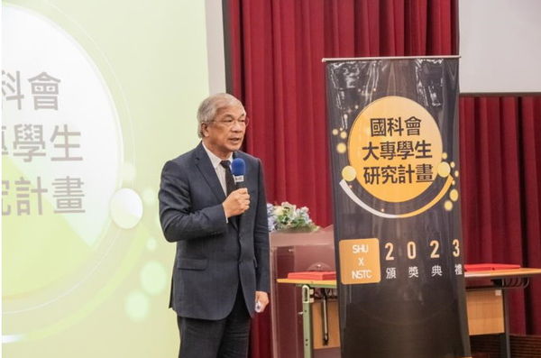 圖二：世新大學校長陳清河讚許師生們的努力成果，並勉勵學生持續精進成為為社會貢獻之人才。（圖／世新大學提供）