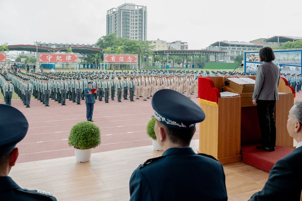 ▲▼總統蔡英文出席「112年三軍士官新生聯合開學典禮」。（圖／總統府提供）