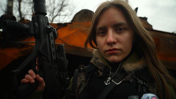 ▲紀錄片《烏克蘭：戰爭中的女性》探討戰爭議題，台籍志願兵呂子豪現身分享。（圖／公視提供）