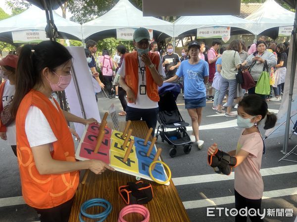 ▲伊甸基金會舉辦「無障礙生活節」，首場活動於16日在台南「水交社文化園區」，以親子園遊會的形式舉辦。（圖／記者林東良翻攝，下同）