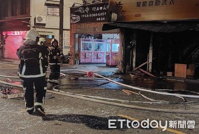 桃園自助洗衣店恐怖氣爆　玻璃炸出噴向對街！1女路過慘遭波及