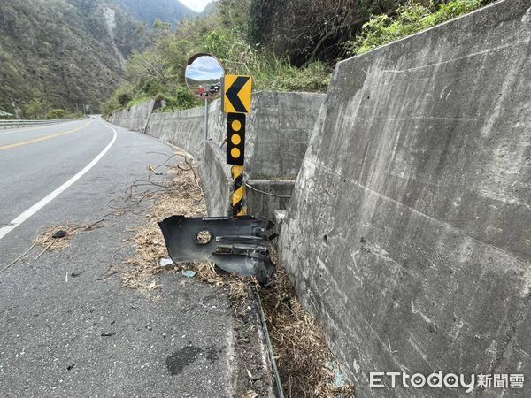 ▲▼       台東死亡自撞      。（圖／記者楊漢聲翻攝）