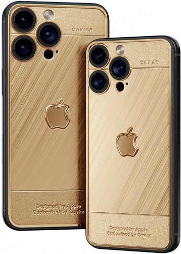 ▲18k金iPhone 15 Pro／Max手機殼。（圖／翻攝Caviar官網）