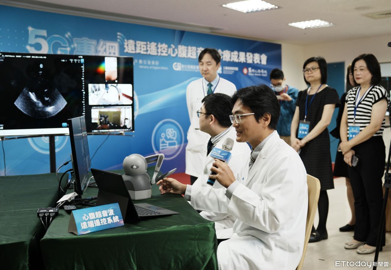 5G專頻專網遠端猶如臨場　台灣首例跨縣巿心臟、肝臟超音波診療服務 | E