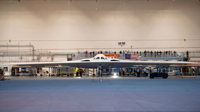 ▲▼美國空軍釋出「B-21突襲者戰略轟炸機」（B-21 Raider）。（圖／翻攝dvidshub.net）