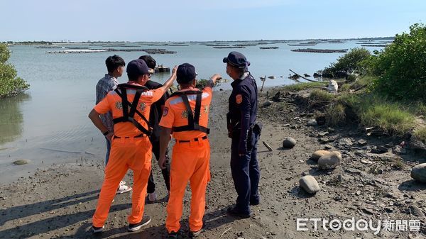 ▲▼    嘉義釣客落海，警消出動救援        。（圖／記者翁伊森翻攝）