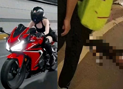 ▲網紅女摩托車手在重慶一隧道內身亡（圖／翻攝自影片）