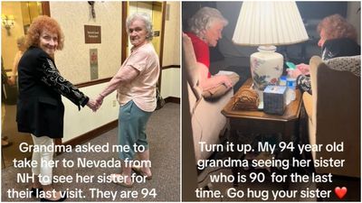 她陪94歲嬤「橫跨4345km」見90歲親妹！　臨走前揮手道別：不說再見