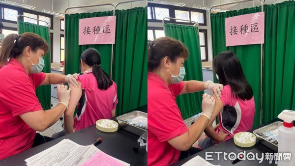 ▲基隆公費九價HPV疫苗入校接種 1100餘名國中女學生受惠。（圖／記者郭世賢翻攝）