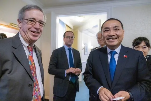 ▲侯友宜在華府與前美方官員、軍職人員進行晚宴。（圖／侯辦提供）