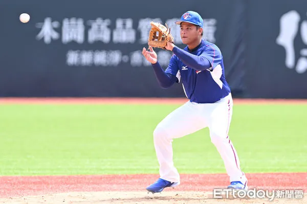 ▲▼杭州亞運中華棒球代表隊首日報到練習，李灝宇。（圖／記者李毓康攝）