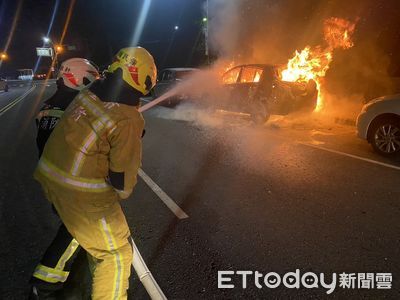 基隆妙齡女輕生引發火燒車！父急拉人搶命　前後車也遭波及