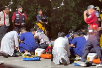 屏東爆炸逾80人死傷！醫師衝現場「跪地搶救」跟死神拔河