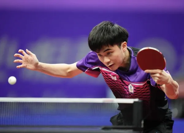 ▲杭州亞運桌球男團林昀儒。（圖／中華奧會提供）
