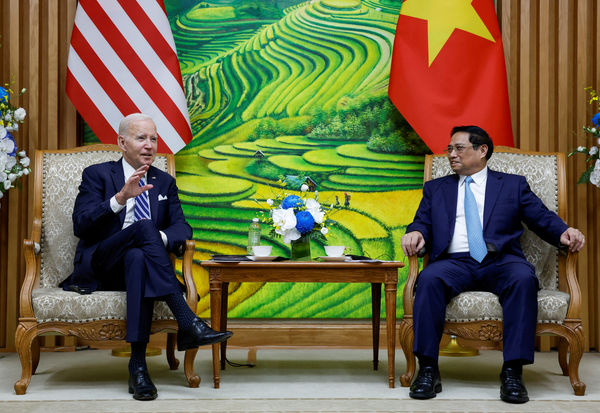 ▲▼美國總統拜登訪問越南。（圖／路透）