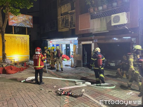 ▲台南市北區北忠街16巷1處民宅，24日晚上驚傳氣爆火警，造成8名外勞受傷送醫。（圖／民眾提供，下同）