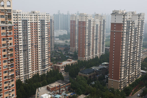 ▲▼北京正在興建的住宅大樓,中國房市,中國房地產,大陸房市,大陸房地產。（示意圖／路透）