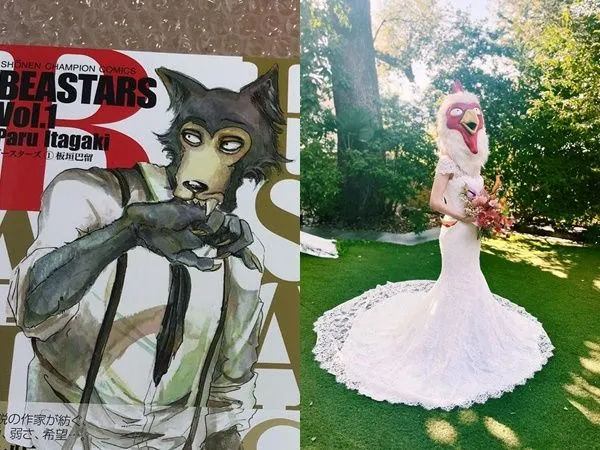 ▲▼《BEASTARS》作者結婚了！粉絲嗨翻狂刷「範馬勇次郎」哽圖。（圖／翻攝板垣巴留IG）