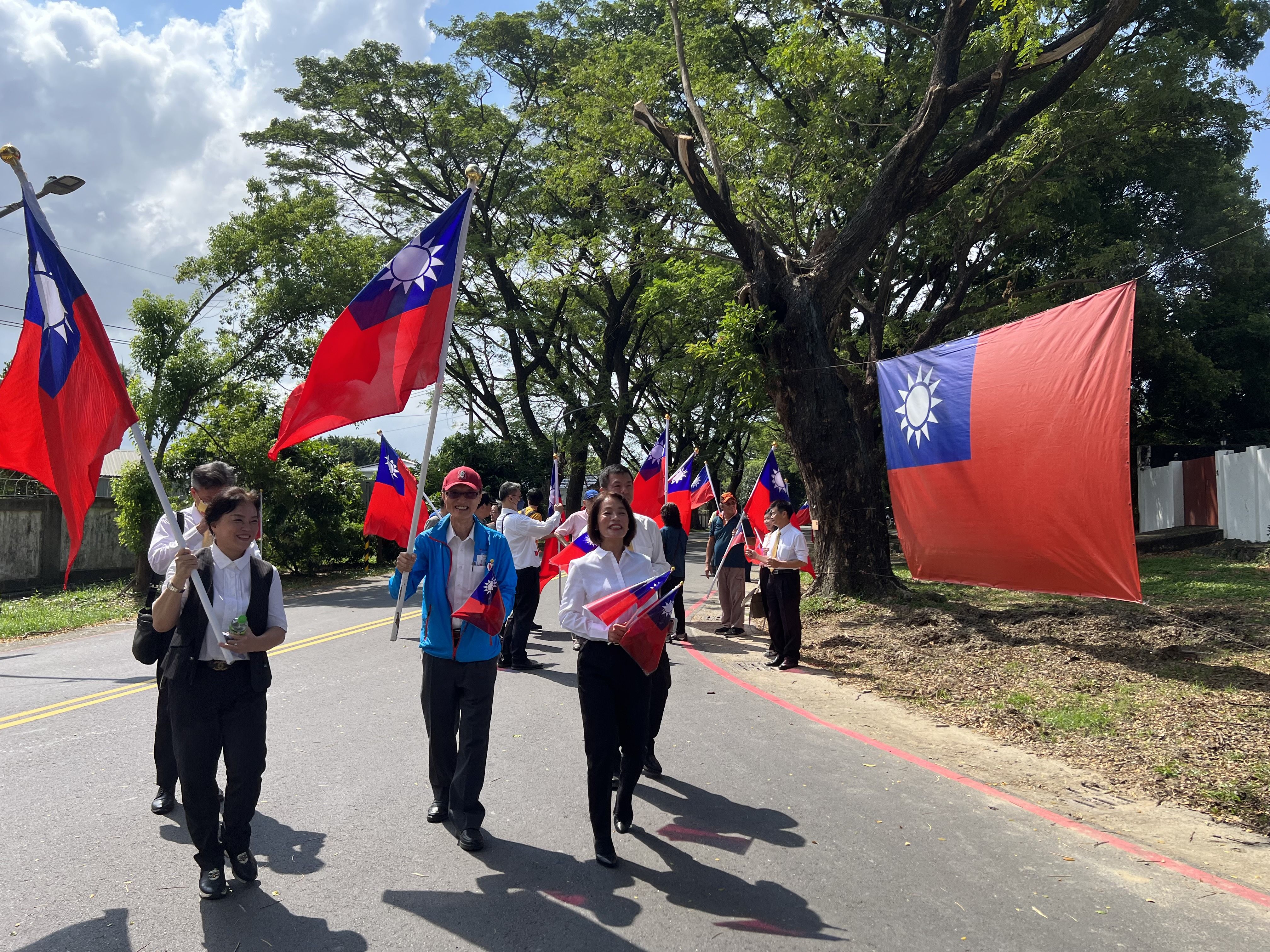 ▲▼高雄,國慶,高雄市國軍眷村文化發展協會,國旗,中華民國,台灣。（圖／高雄市國軍眷村文化發展協會提供）