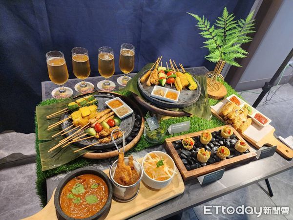 ▲挑戰蔬食界天花板，台中福華飯店攜手一星餐廳Enrich推快閃活動。（圖／記者游瓊華攝）