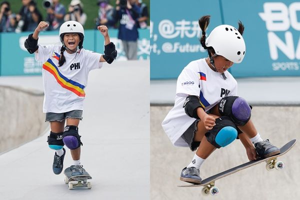 ▲▼杭州亞運年紀最小參賽選手，來自菲律賓的艾爾雷加多（Mazel Paris Alegado）年僅9歲。（圖／CFP、IG）