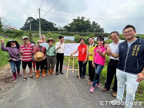 ▲立委蔡培慧爭取經費改善南投縣農田灌溉溝渠。（圖／蔡培慧服務團隊提供，下同）