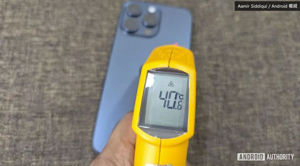 ▲iPhone 15 Pro 溫度過高。（圖／androidauthority）