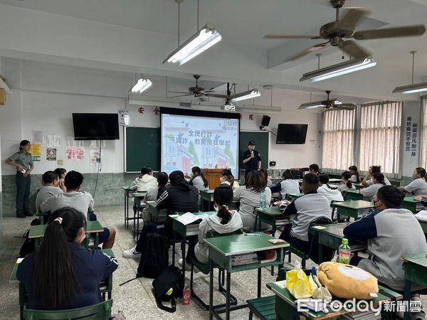 ▲▼  水上警反詐騙宣導 提升學生反詐免疫力  。（圖／水上分局提供）