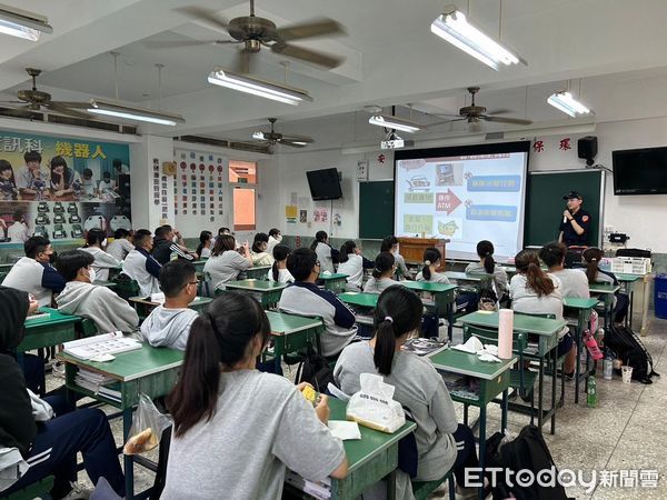 ▲▼  水上警反詐騙宣導 提升學生反詐免疫力  。（圖／水上分局提供）